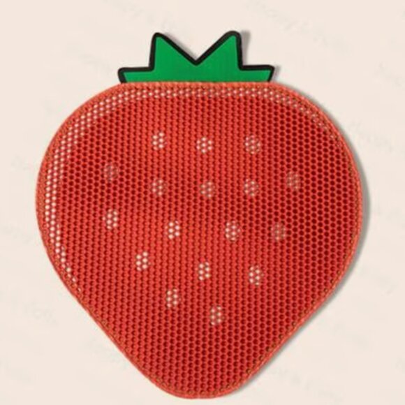 STRAWBERRY-SHAPE CAT LITTER TRAPPING MAT (DOUBLE-LAYER) - Picture 8 of 17